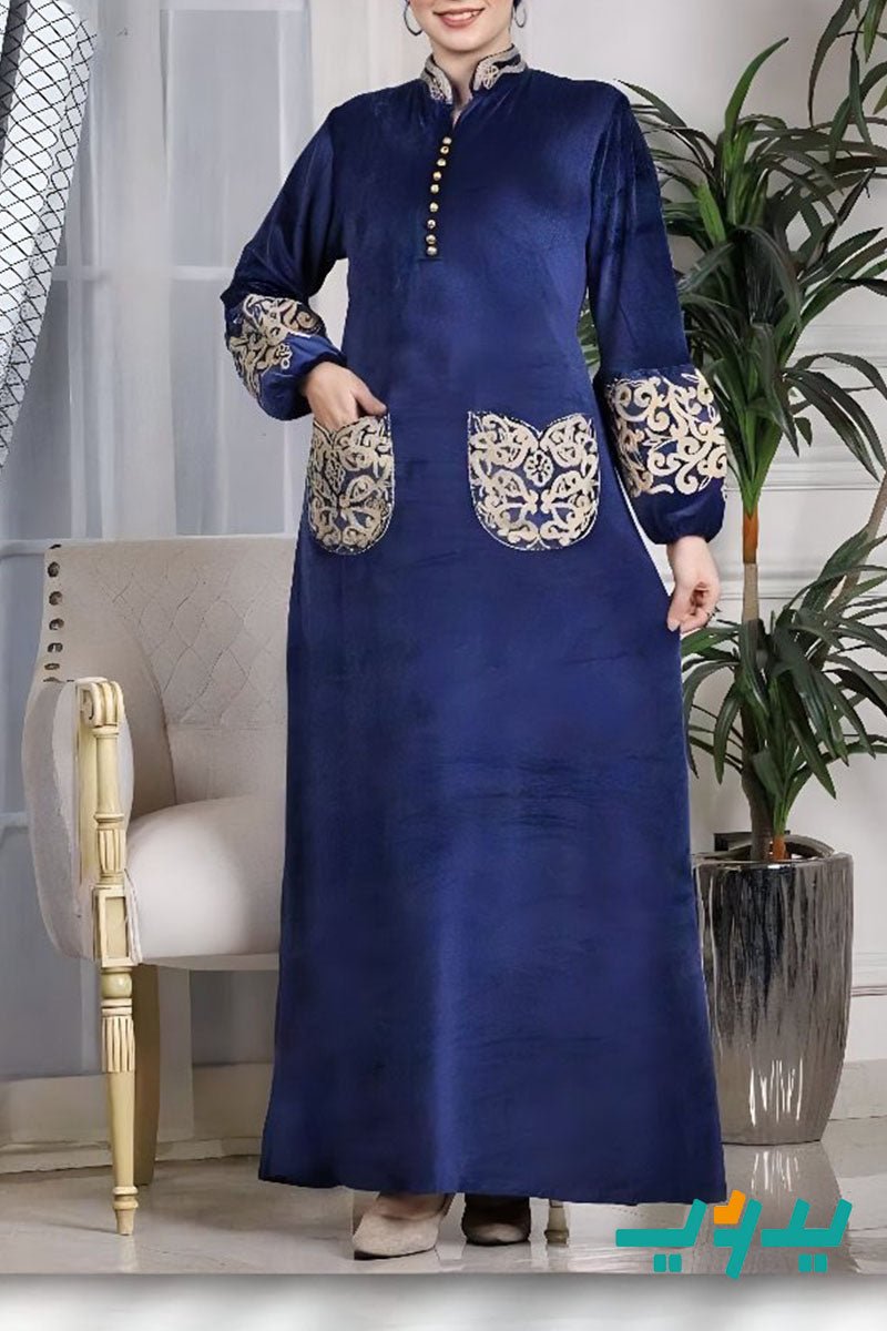 جلابية وعد - مخمل عالي الجودة