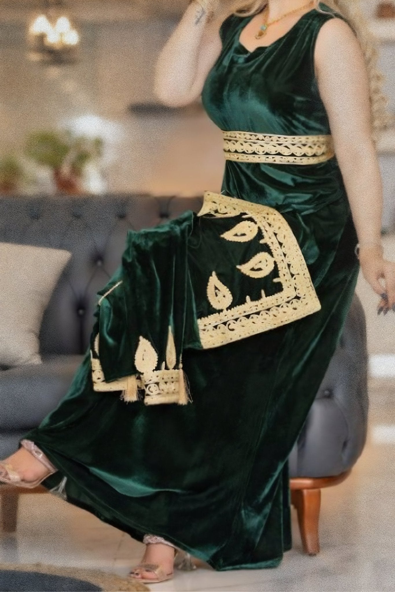 طقم استقبال رغبة - قطيفة