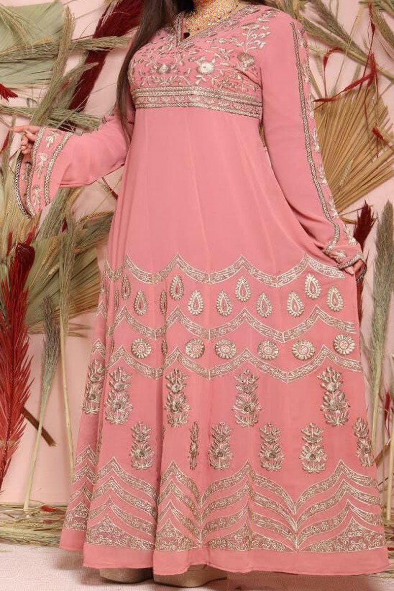 عباية استقبال چين - شيفون