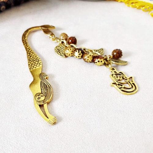 مِسبحة الكوك مع فاصل الحورية – عقيق بني (7550677254358)