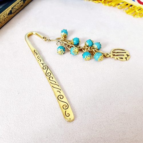 مِسبحة اليسر مع فاصل المصحف الفيروزي – أحجار الفيروز (7550679351510)