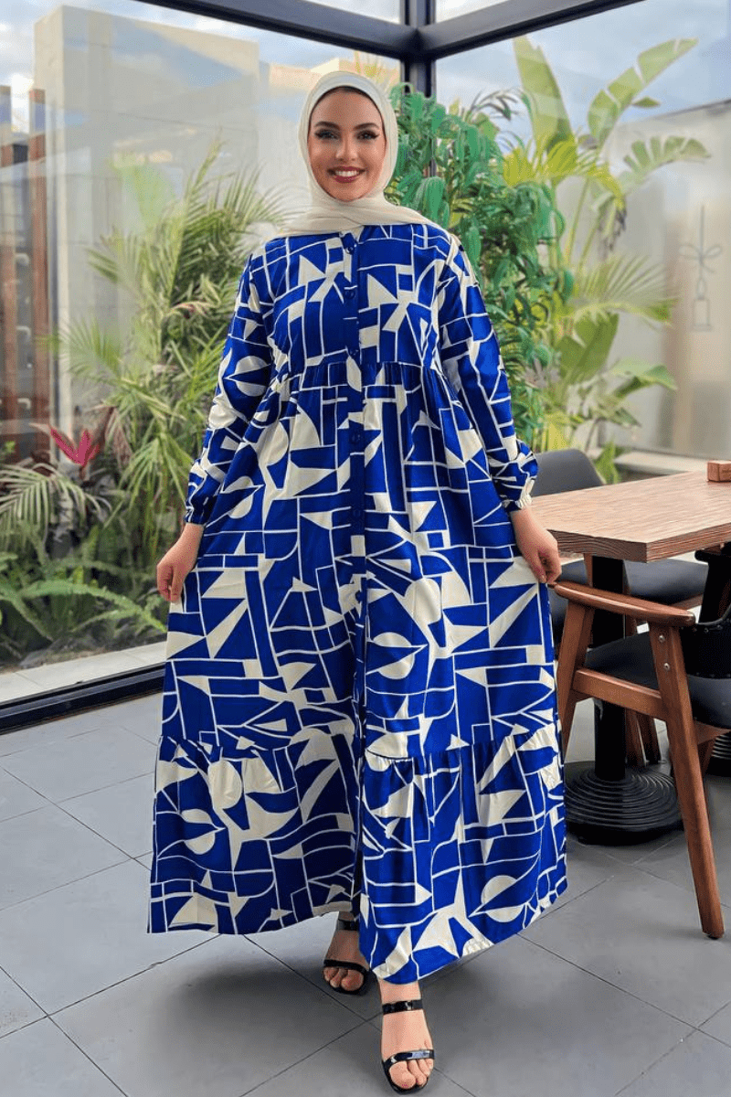 فستان نافعة - قطن