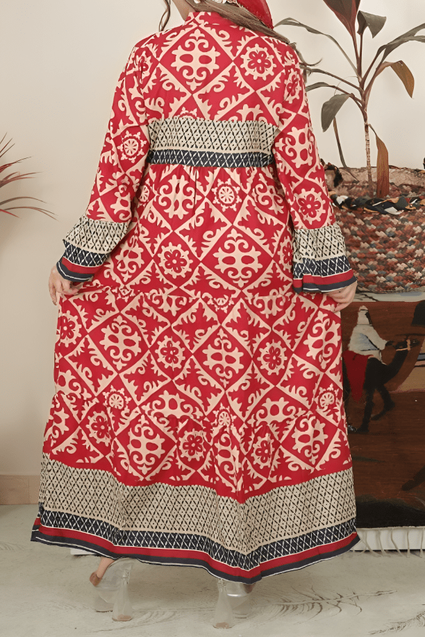 فستان شجن - قطن