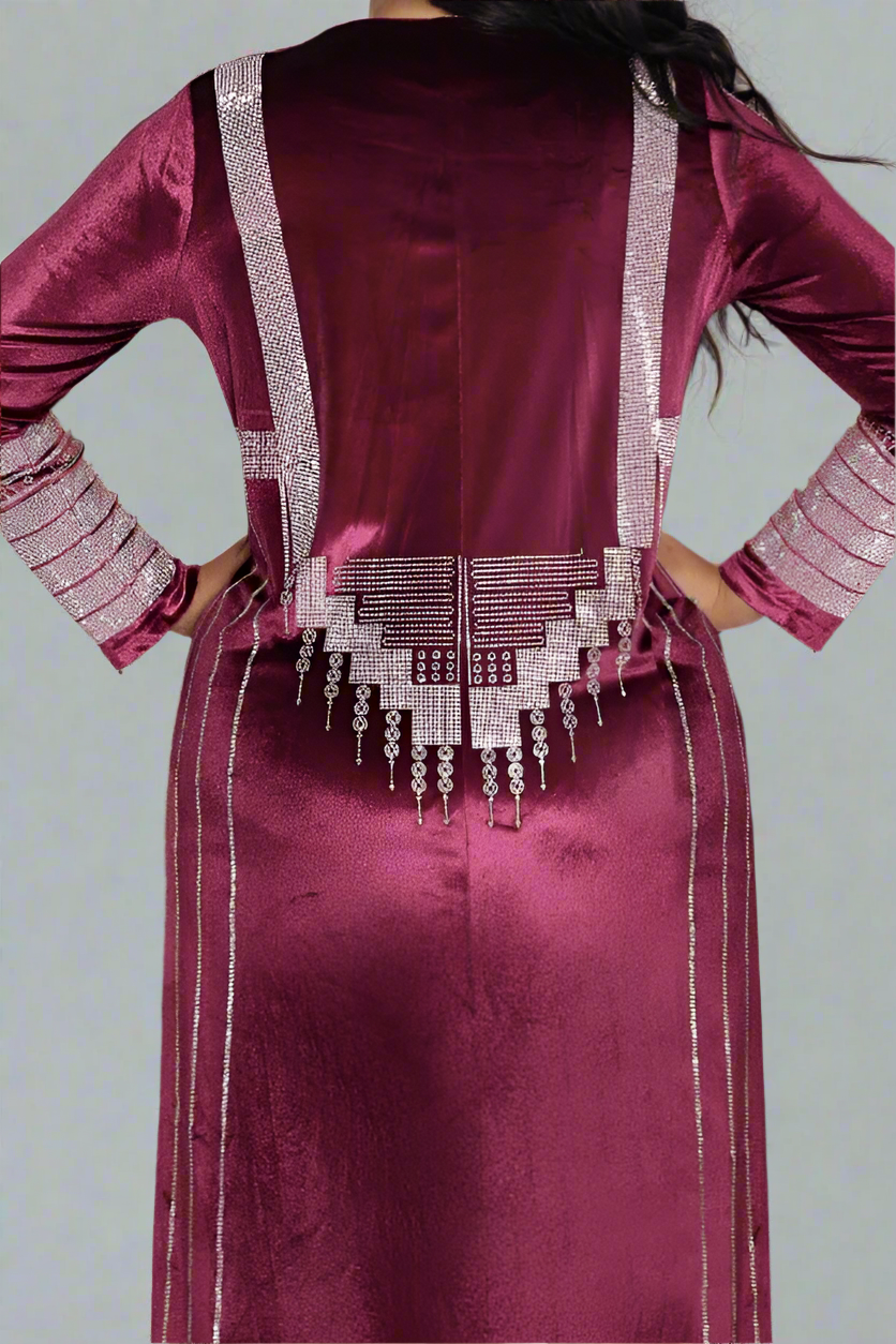 جلابية الجنوبية الفخمة - مخمل فرنساوي