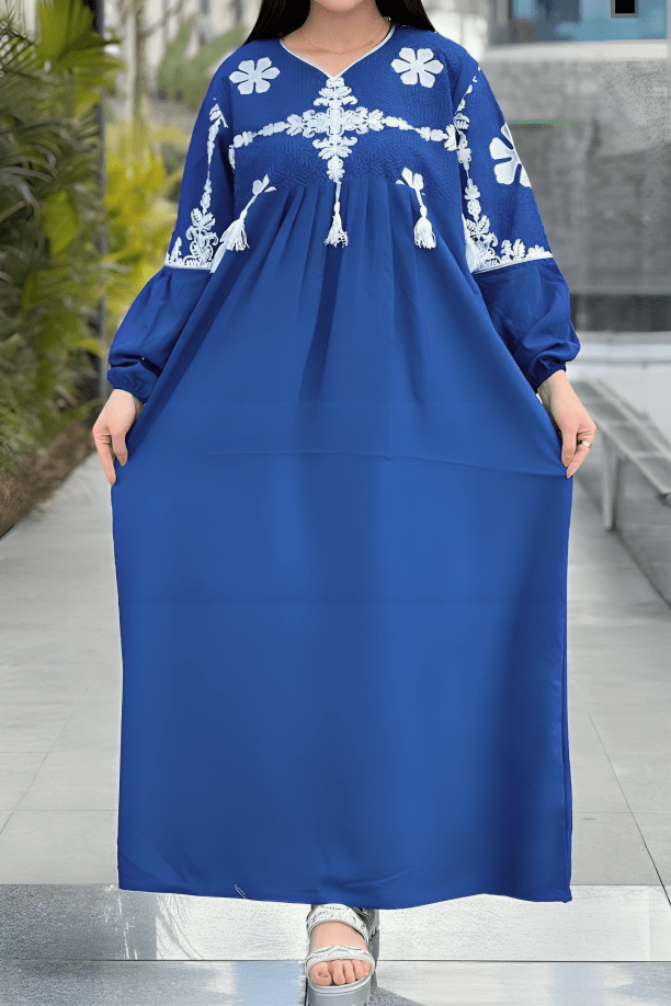 جلابية بينة - كتان