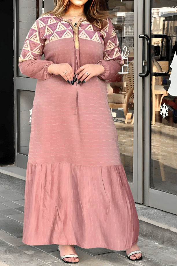 جلابية جميله - كتان