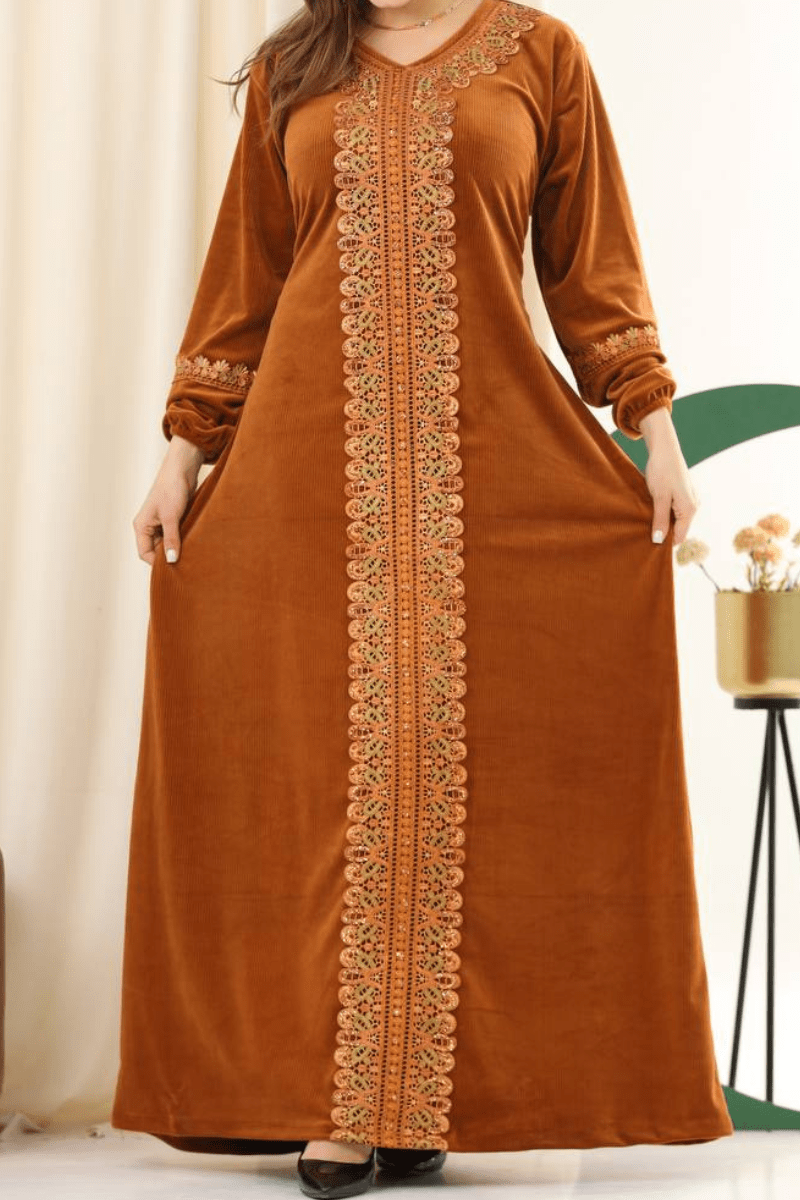 جلابية نغم - قطيفة