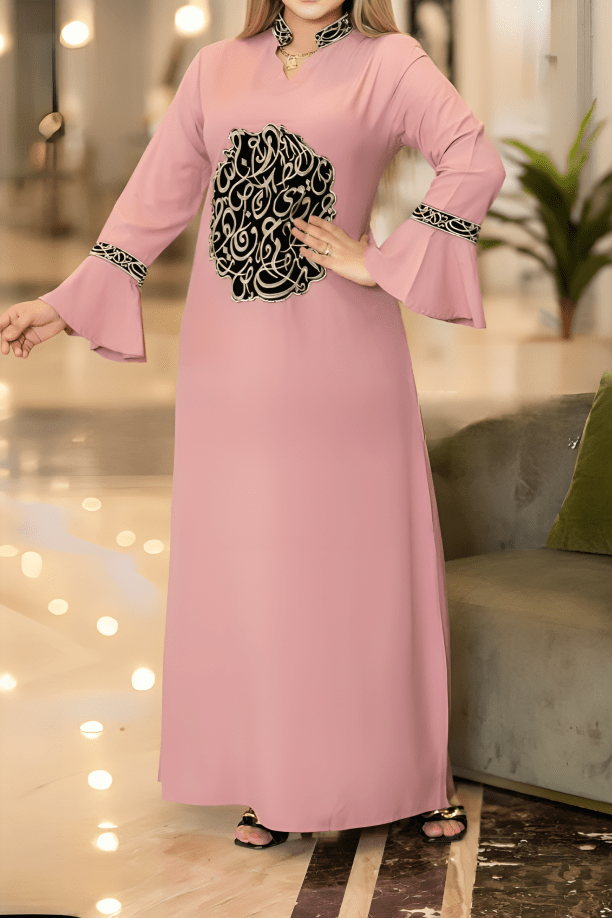جلابية وردة - قطن