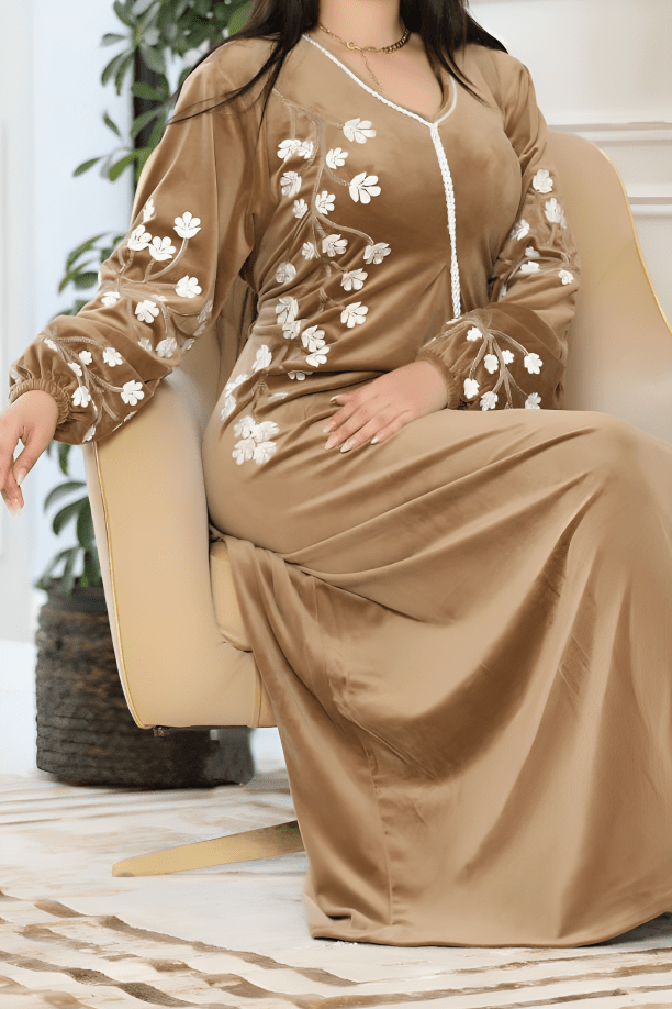 جلابية وردة - قطيفة