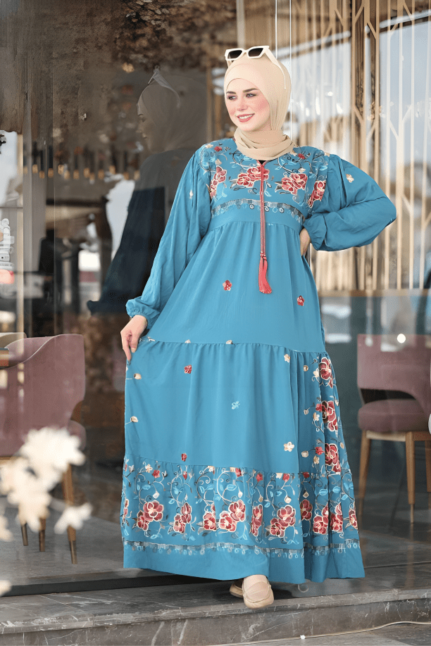 جلابية رقية - كتان