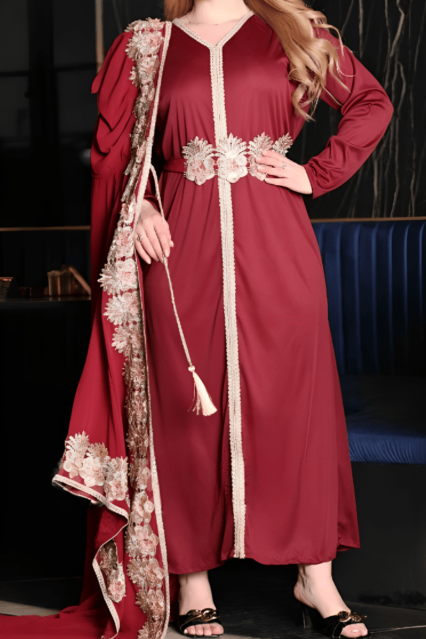 قفطان استقبال رشيدة - شيفون