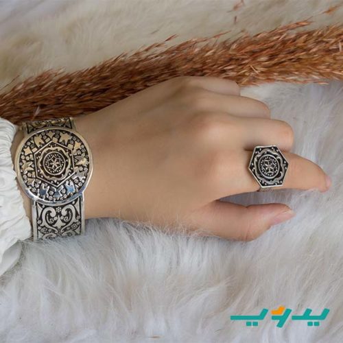طقم الأصالة العربي – مطلي بماء الفضه (7549799727318)