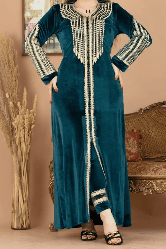 جلابية سوزان - قطيفة عالي الجودة