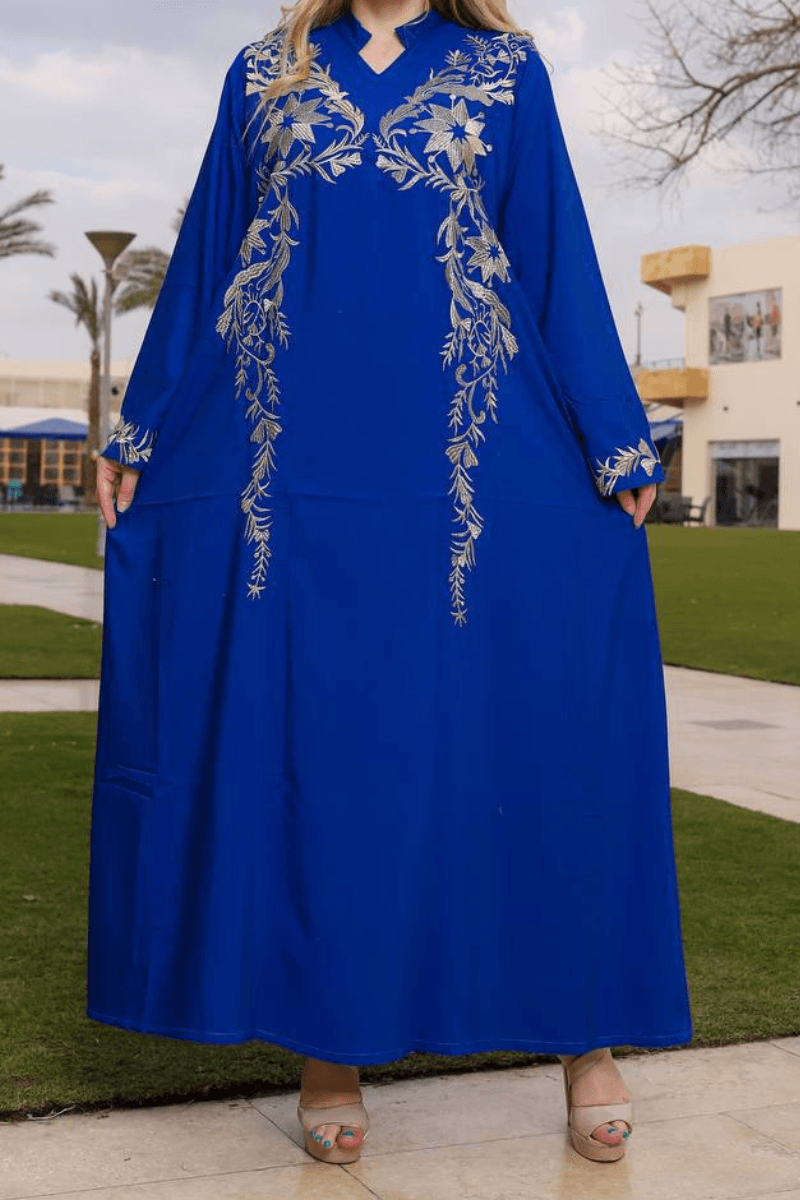 جلابية بتصميم رقيق - قطن