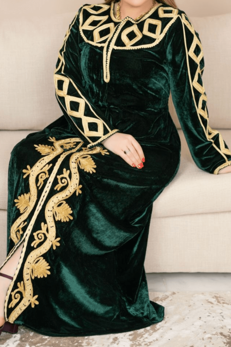 جلابية زينة - قطيفة فرنساوي