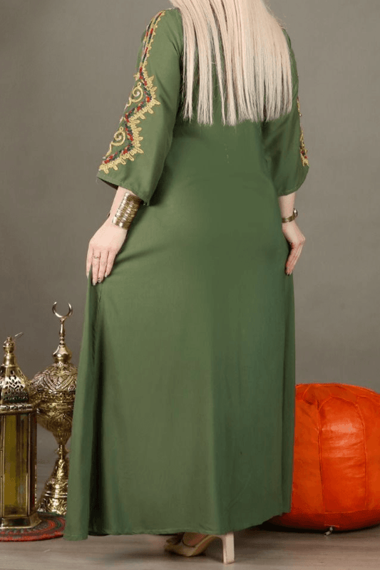 جلابية رغدة بتصميم راقي - قطن