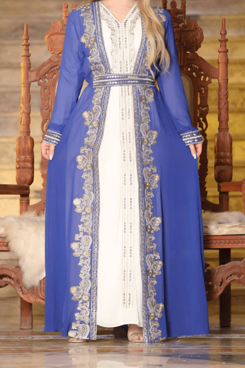 قفطان مليكة بتصميم فخم - شيفون