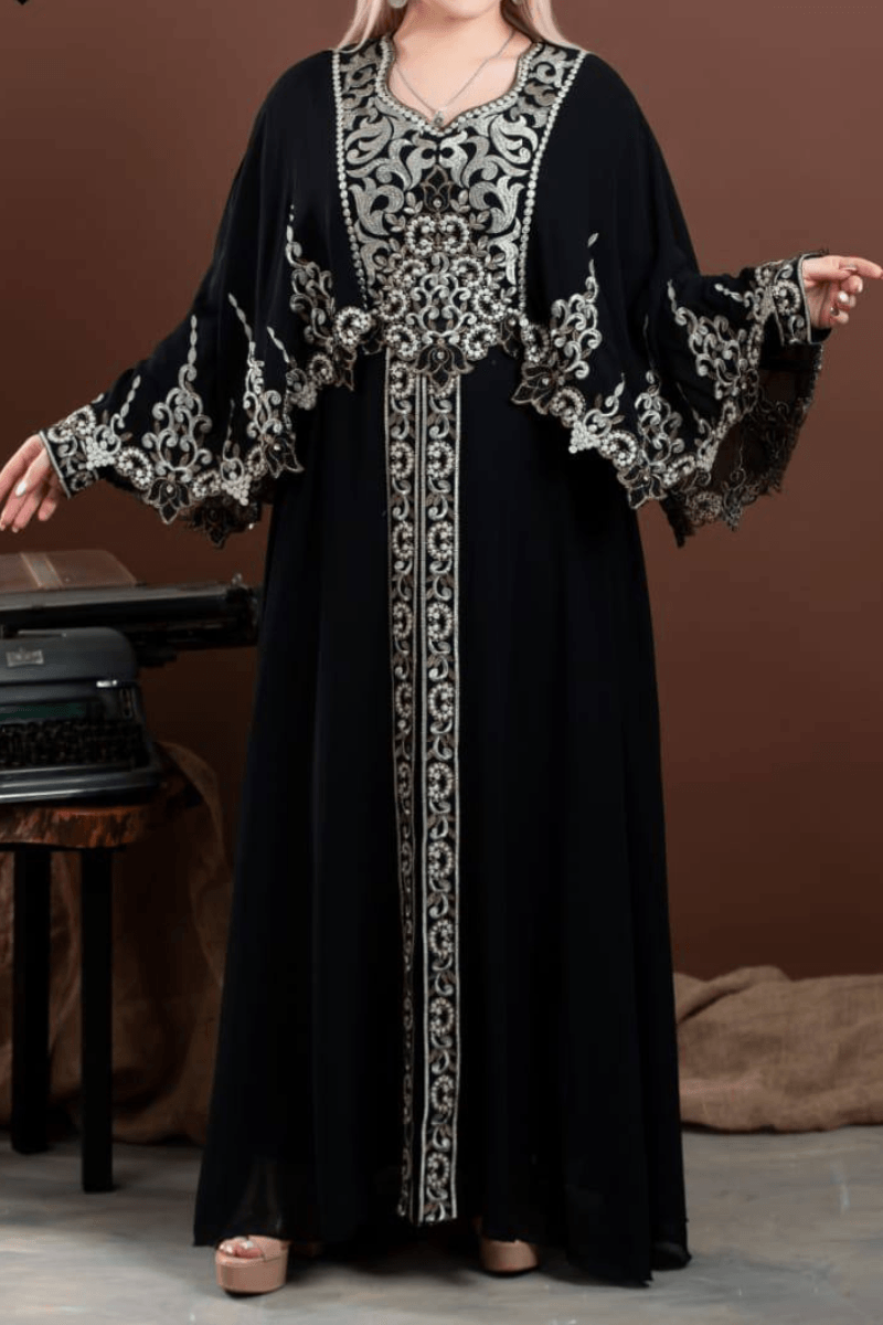 قفطان كاميليا - شيفون مبطن ليكرا