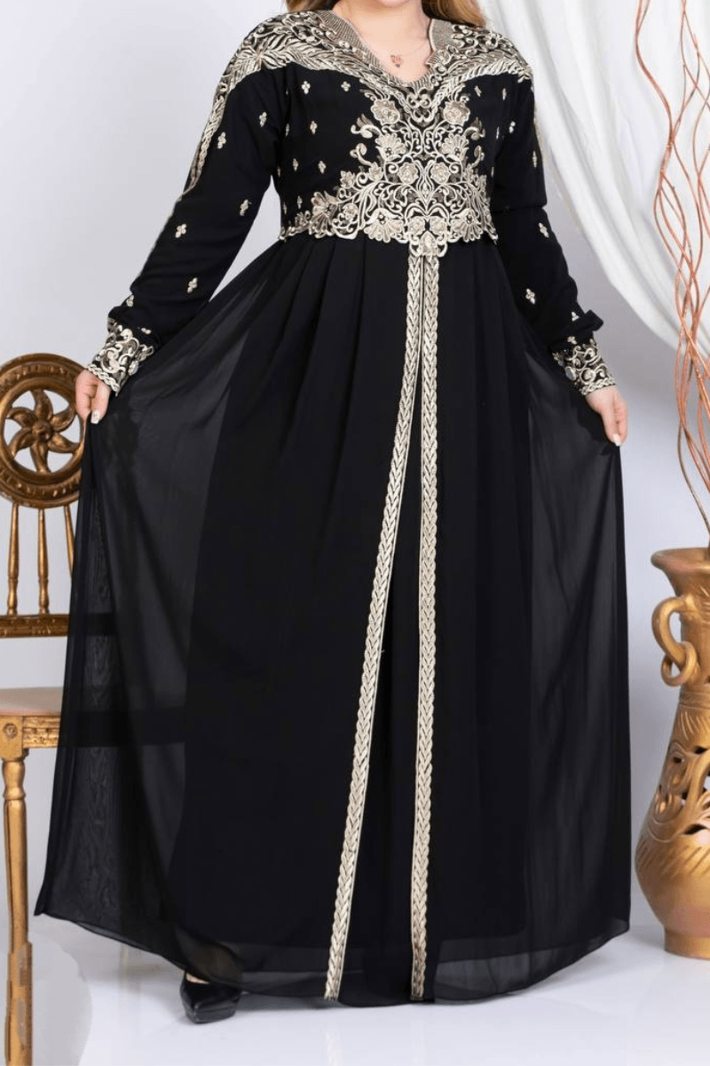 قفطان بيسان - شيفون مبطن