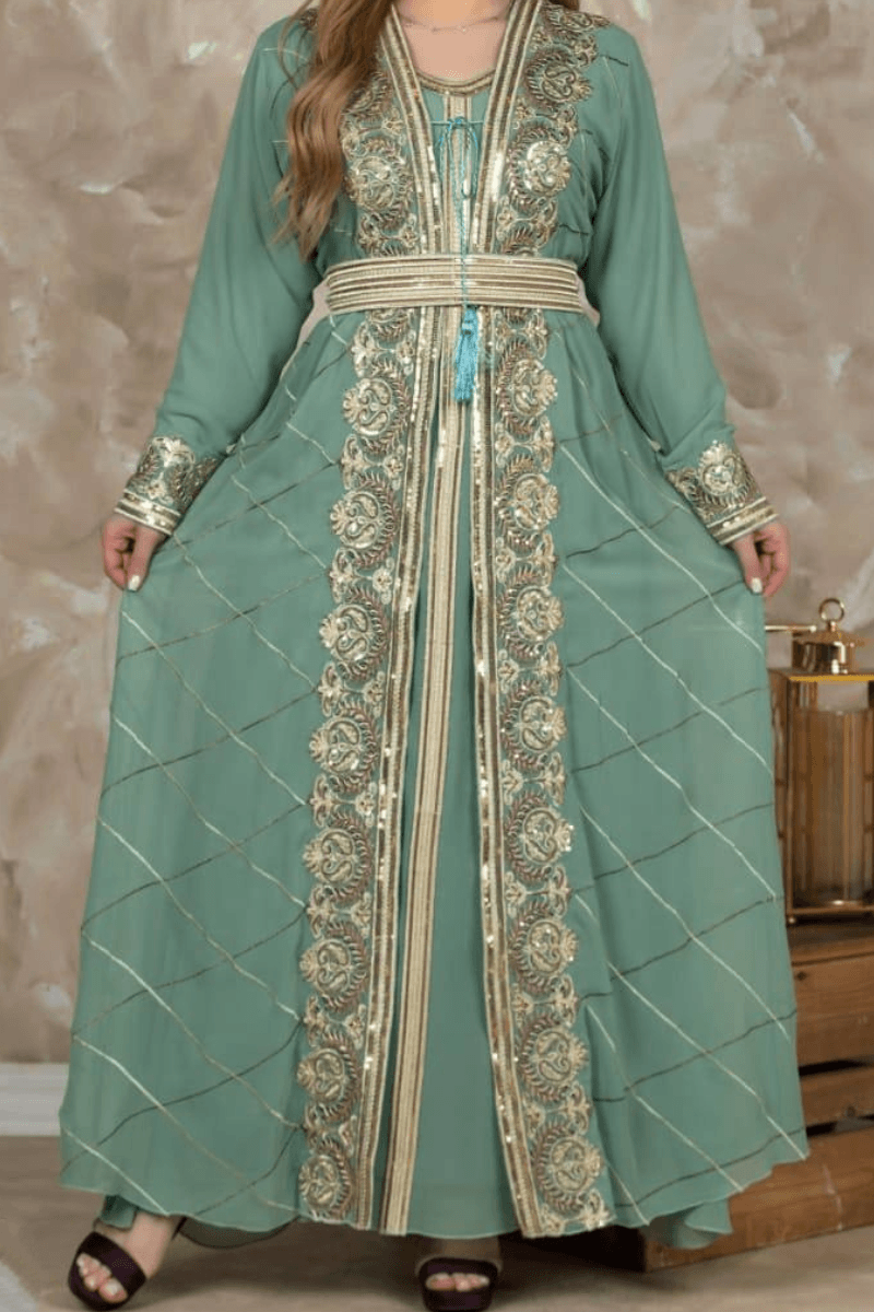 قفطان زينة - شيفون مبطن