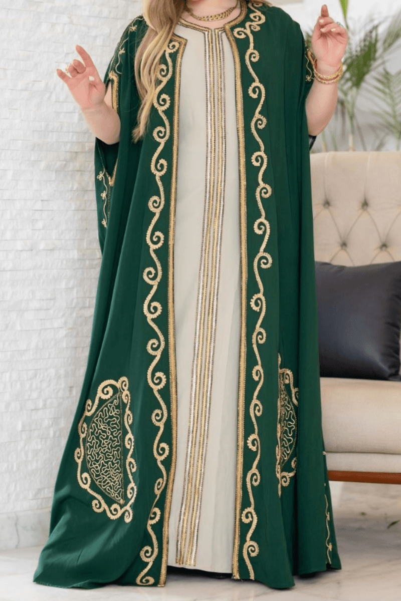 طقم عباية ابتهال - كريب