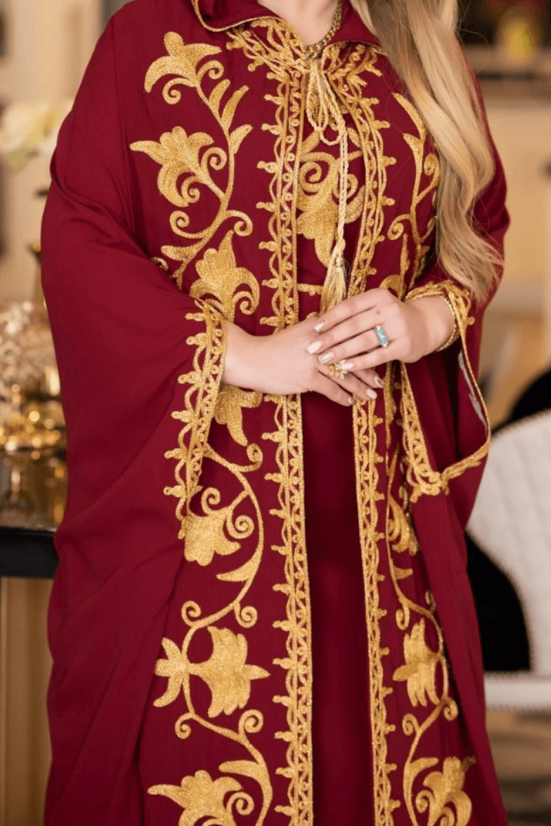 طقم عباية عابدة - كريب