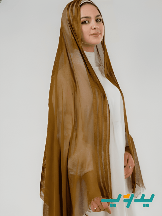 طرحة بتصميم رقيق - شاش