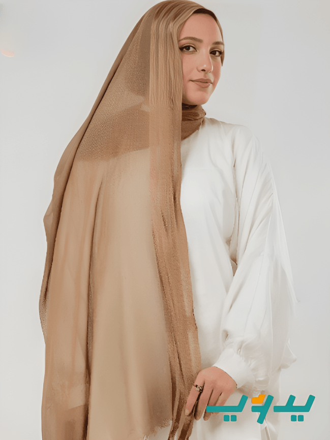 طرحة بتصميم رقيق - شاش