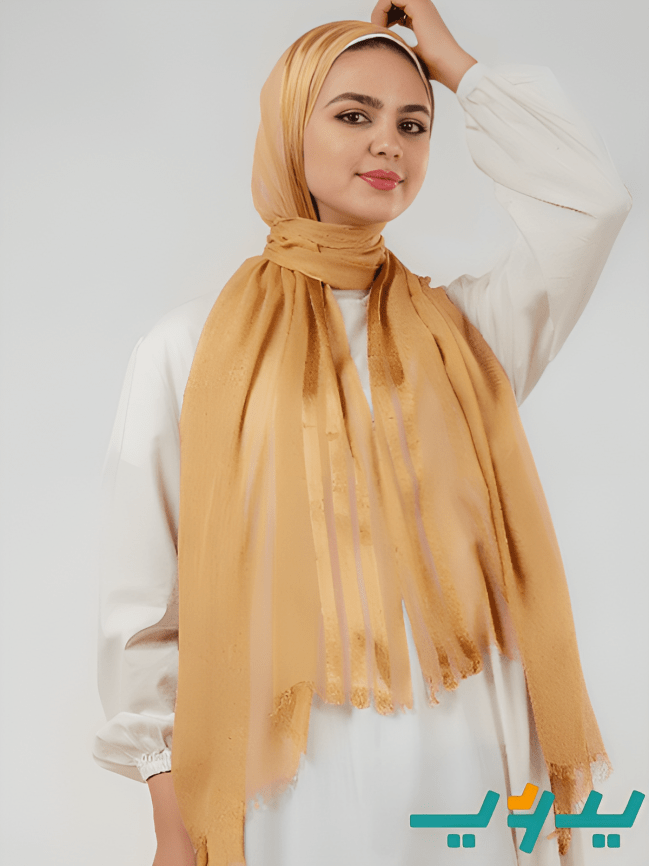 طرحة بتصميم رقيق - شاش