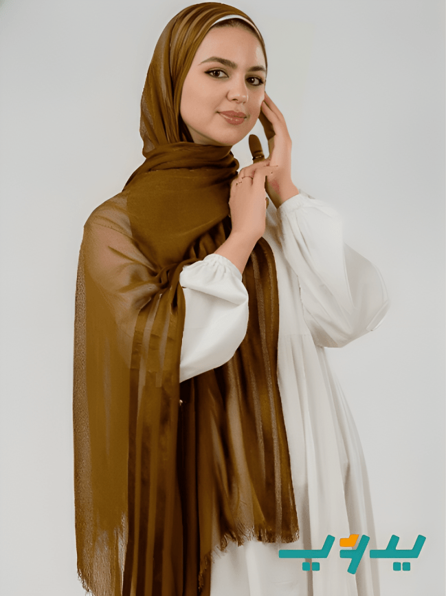 طرحة بتصميم رقيق - شاش