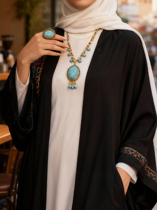 طقم راقيه من حجر الفيروز