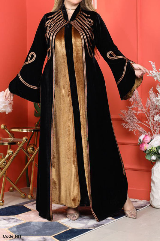 جلابية استقبال فجر الشتوية - مخمل شتاء 2026