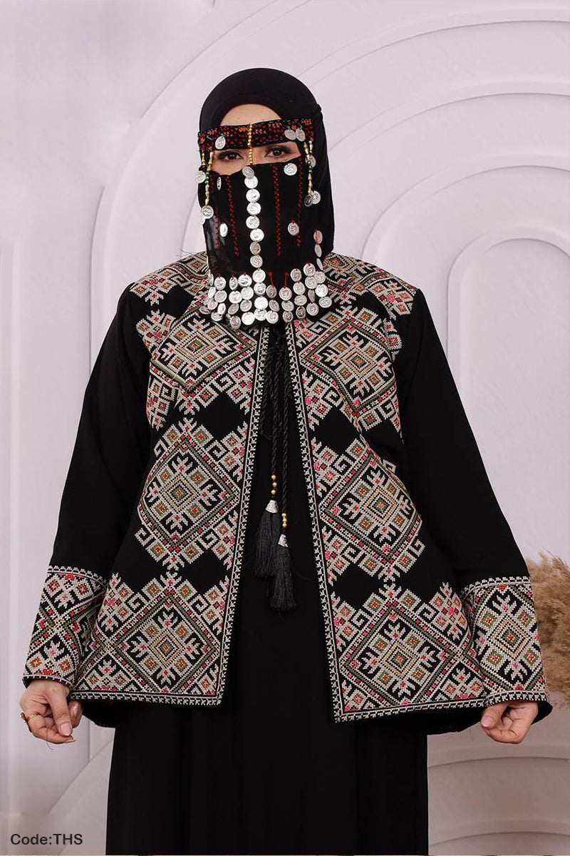 سترة افنان بتصميم عسيري  - كريب سعودي