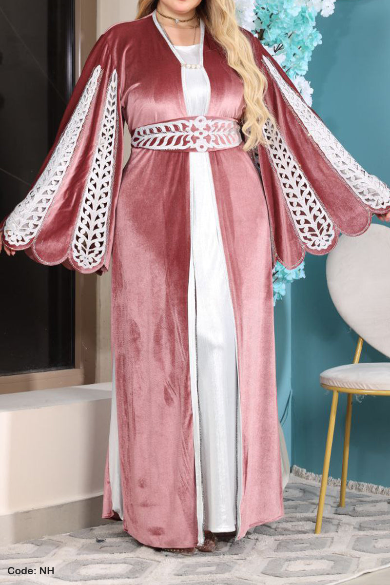 جلابية استقبال جوهرة  الشتوية - مخمل شتاء 2026