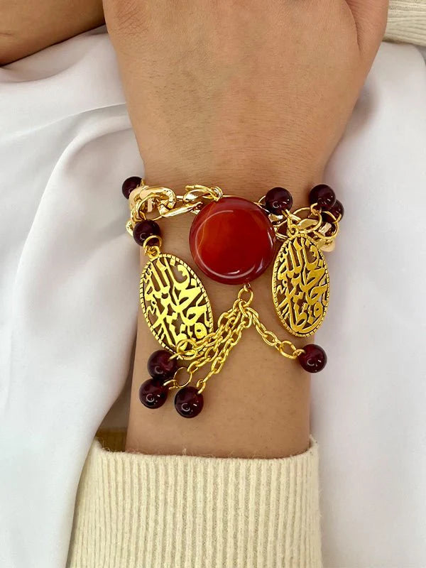 طقم بريهان من حجر العقيق