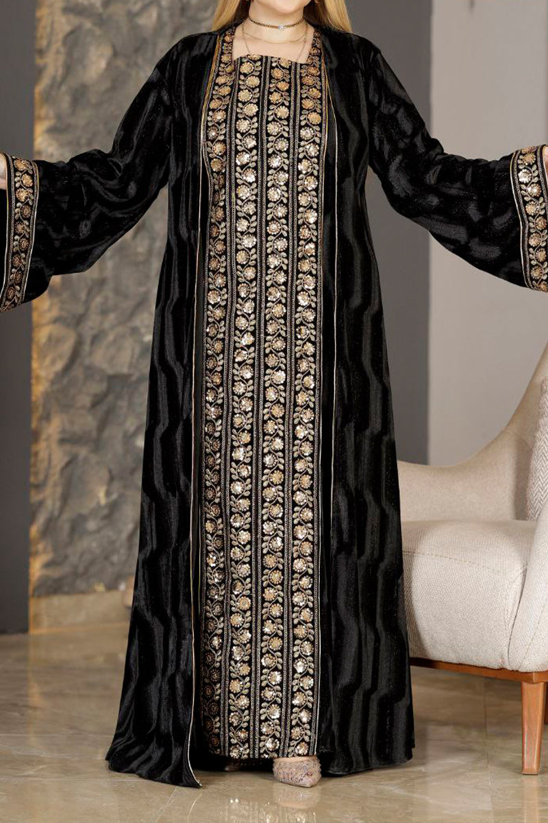 جلابية استقبال ميرال الشتوية - مخمل شتاء 2026