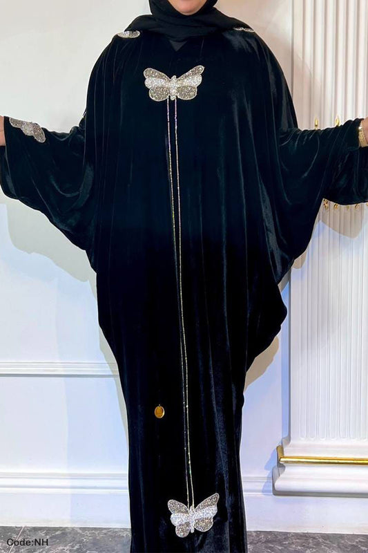 ملحفة الفراشة - مخمل شتاء 2026