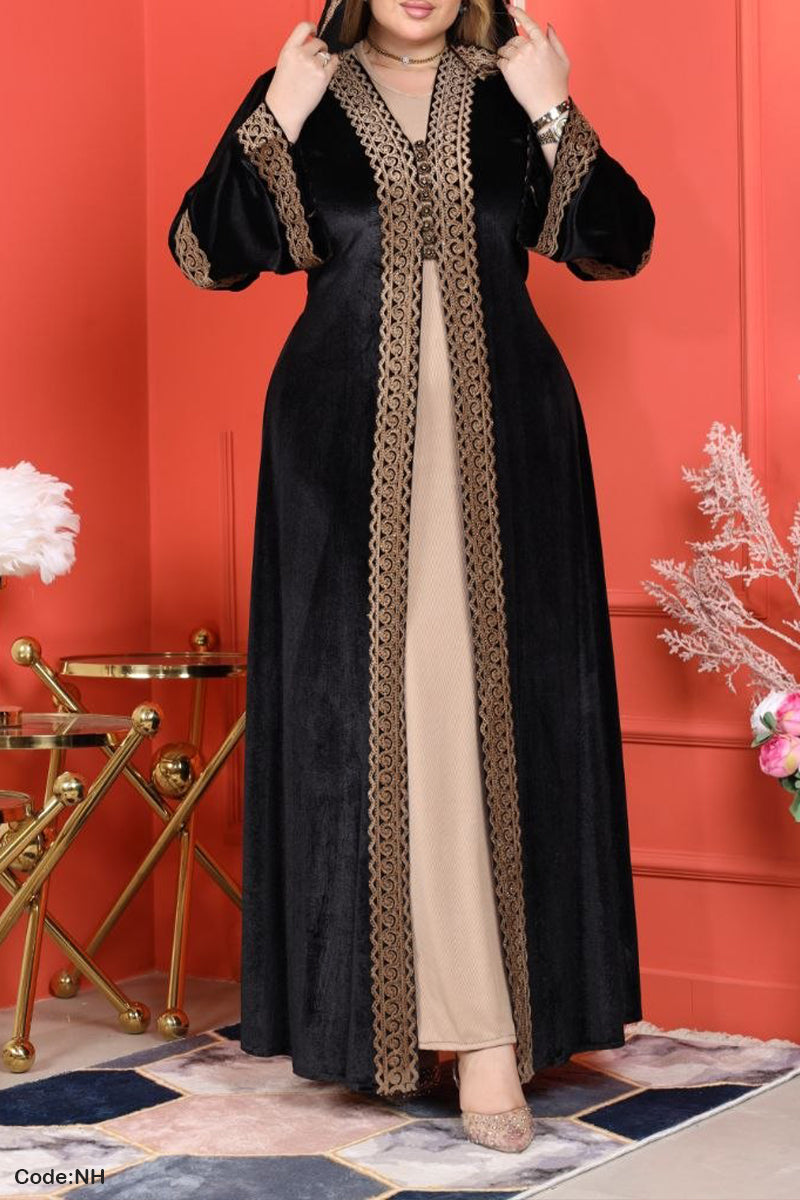 جلابية استقبال وسيمه - مخمل شتاء 2026