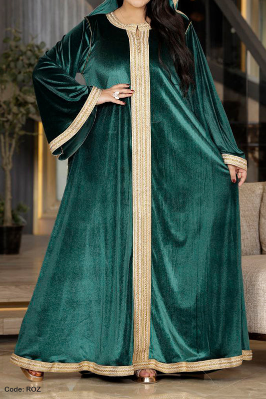 جلابية زينة الشتوية - مخمل شتاء 2026