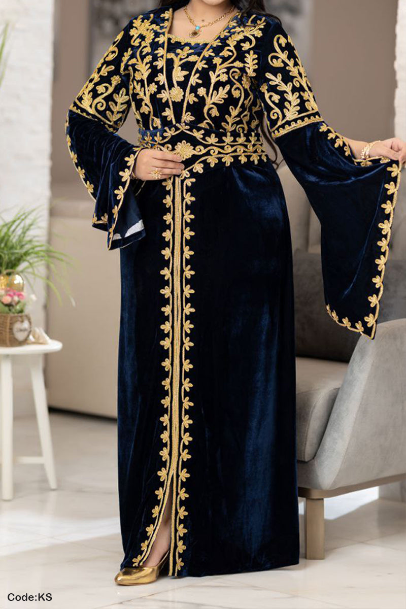 حلابية استقبال نجاة - قطيفة مخمل ناعم شتاء 2026