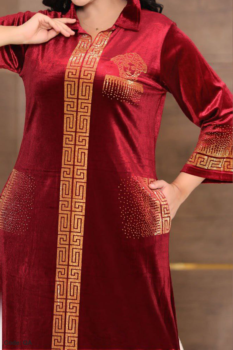 جلابية رهف الشتوية - مخمل شتاء 2026