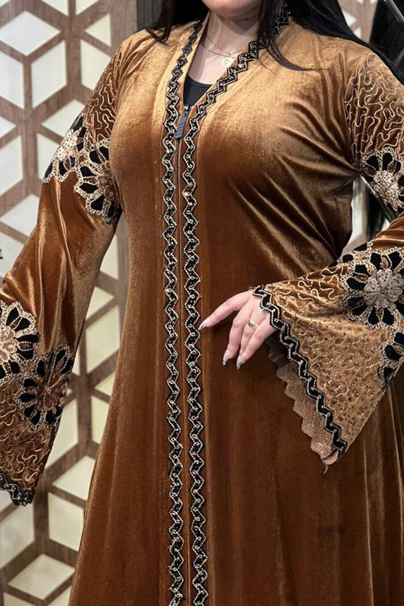 عباية استقبال اية - مخمل شتاء 2026
