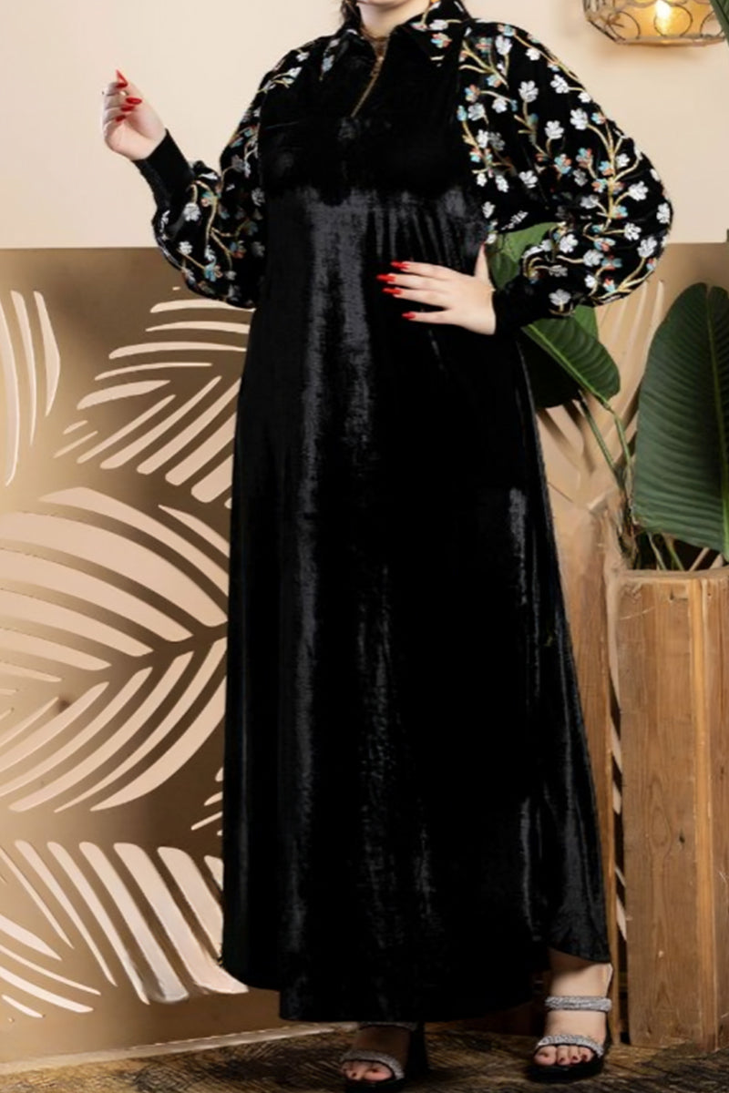 عباية هويدا - قطيفة مخمل ناعم شتاء 2026