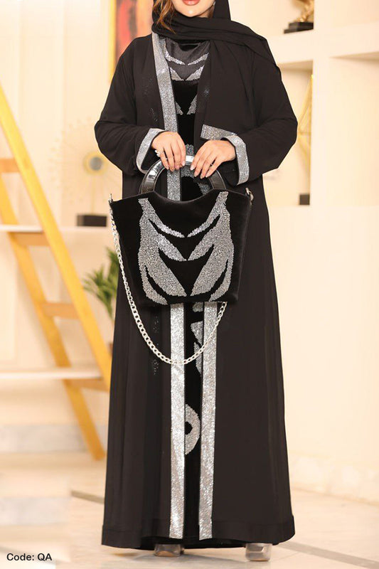 طقم جلابية بدر الشتوي - مخمل شتاء 2026