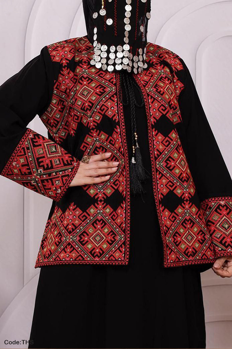 سترة مرام بتصميم عسيري  - كريب سعودي