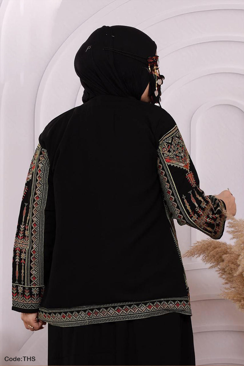 سترة فرحة بتصميم عسيري  - كريب سعودي