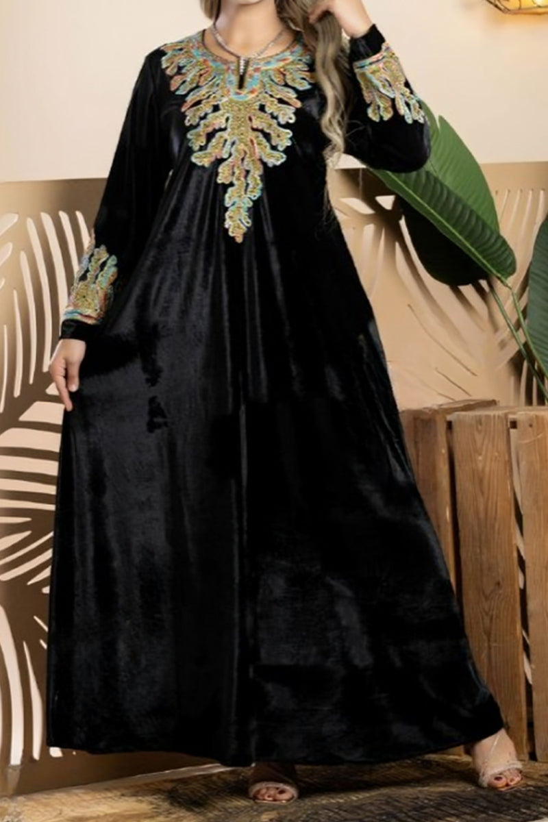 عباية سميرة - قطيفة مخمل ناعم شتاء 2026