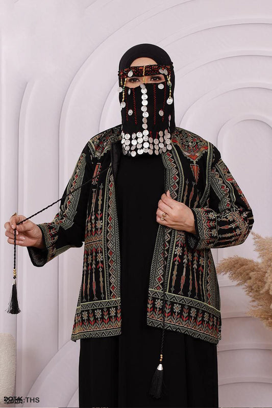 سترة فرحة بتصميم عسيري  - كريب سعودي