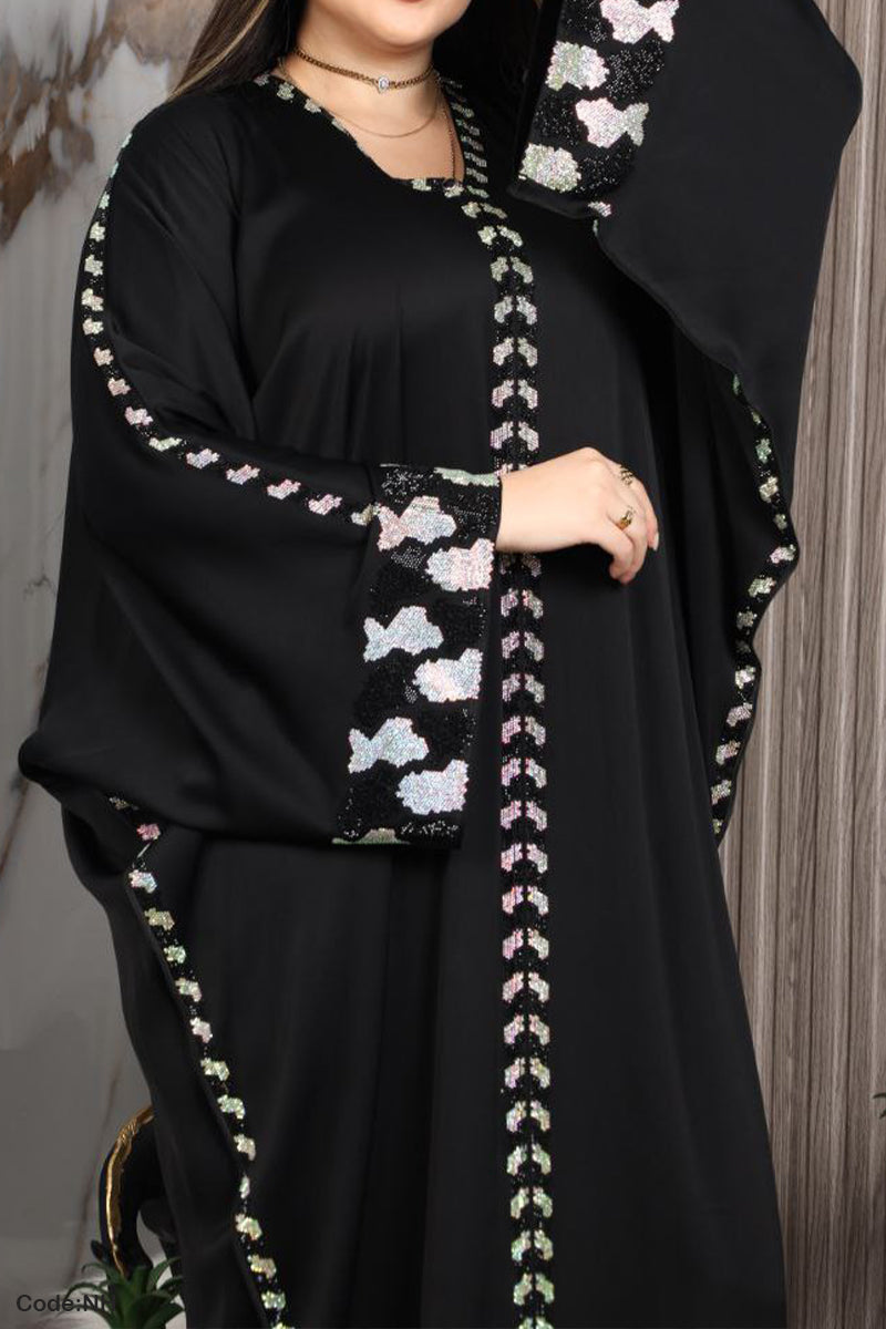 عباية مورد - حرير