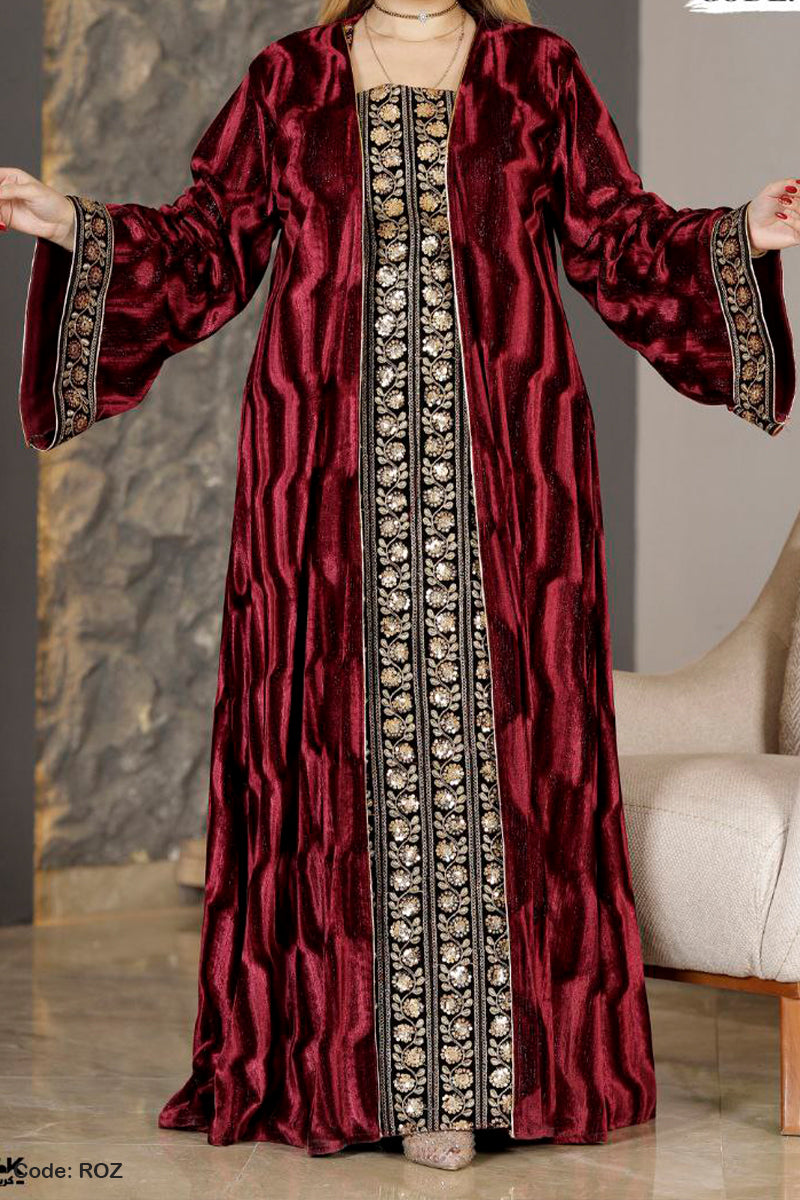 جلابية استقبال ميرال الشتوية - مخمل شتاء 2026